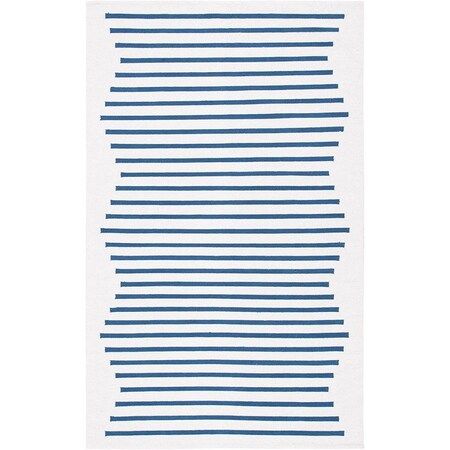 Safavieh 4 x 6 ft. Montauk Rectangle Contemporary Rug - Ivory & Navy MTK313M-4